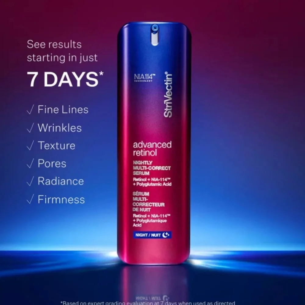 StriVectin Advanced Retinol Nightly Multi-Correct Serum Travel Size 0.25oz $25